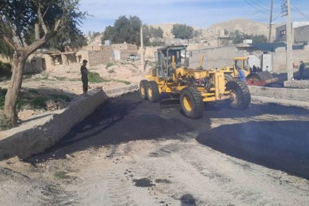 اجرای عملیات آسفالت بخشی از معابر مال شنبه