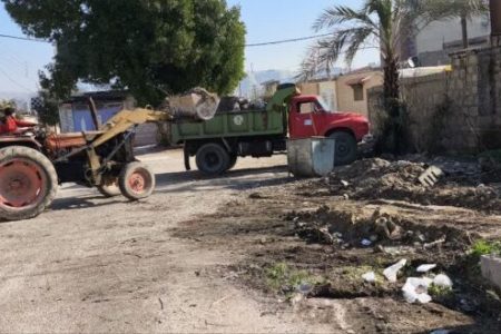 پاکسازی و نخاله برداری معابر منطقه کلگه