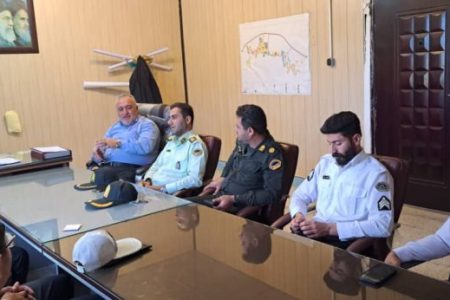تقدیر فرمانده انتظامی اندیکا از شهردار قلعه خواجه