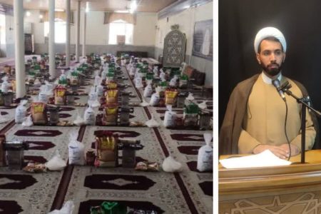 توزیع ۱۰۰ بسته معیشتی میان دانش آموزان و خانواده های نیازمند