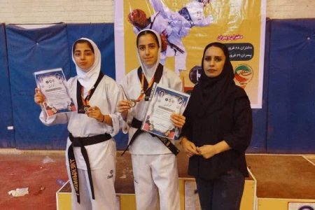 درخشش بانوان تکواندو کار مسجدسلیمانی در مسابقات نوجوانان استان خوزستان انتخابی تیم ملی