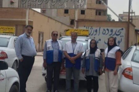 حضور مدیریت و کادر مجتمع آموزش رانندگی علی ابن مهزیار در مرکز انتقال خون مسجدسلیمان