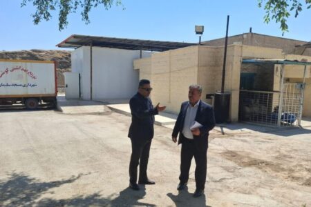 بازدید شهردار مسجدسلیمان و نایب‌رئیس شورای شهر از کشتارگاه صنعتی با هدف بررسی اجرای فاز دوم پروژه بهسازی