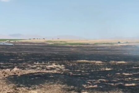 آذرخش سبب آتش سوزی زمین های کشاورزی ایلام شد آذرخش سبب آتش سوزی زمین های کشاورزی ایلام شد