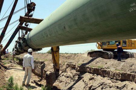 پیشرفت ۸۰ درصدی خط لوله گاز میاندوآب- عجب‌شیر