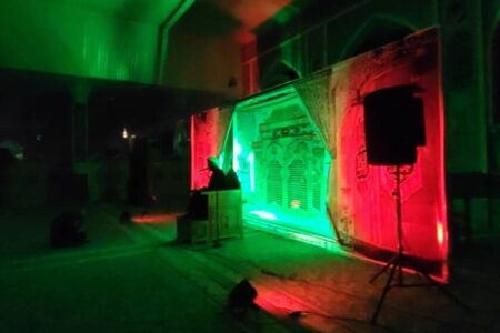 برپایی باشکوه مراسم سوگواری دهه پایانی صفر در مصلی نماز جمعه مسجدسلیمان