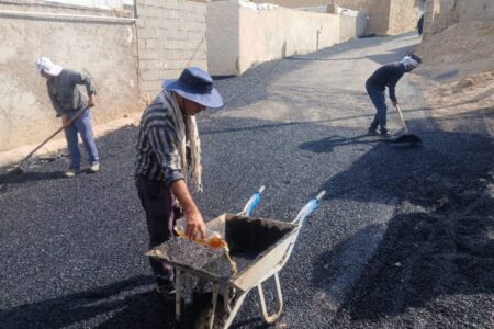 پایان عملیات آسفالت‌ریزی کوی شهید شکرالله راکی / تحقق یکی از مطالبات دیرینه شهروندان منطقه نمره هشت